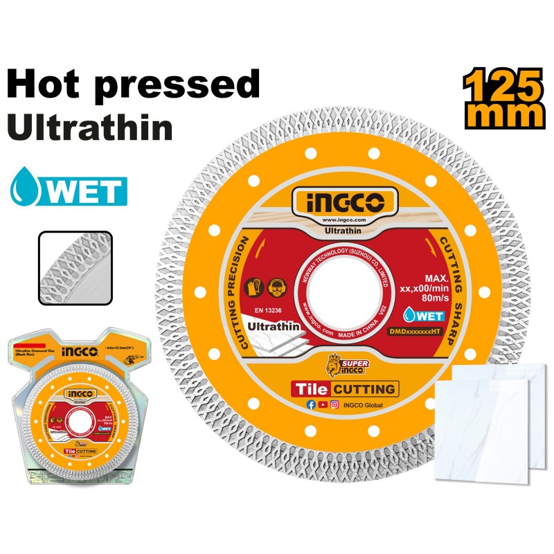 Disc p/u metal 125x22.2mm INGCO DMD081251HT