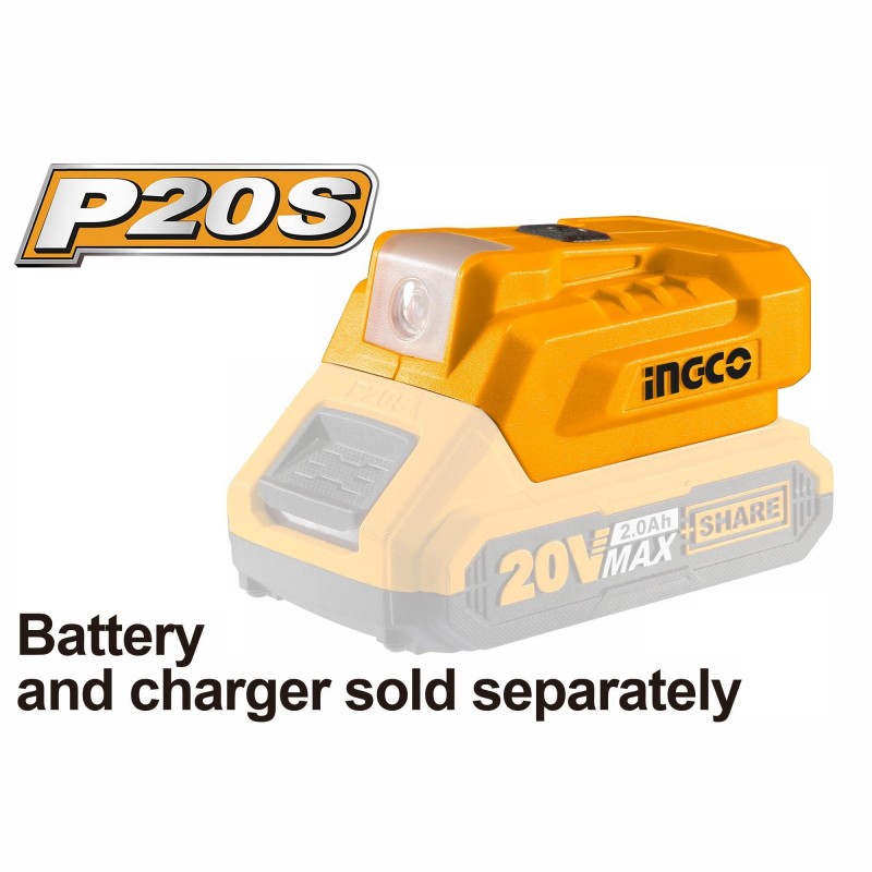 Incarcator USB-A LI-ION 20V/1-2A INGCO CUCLI2022