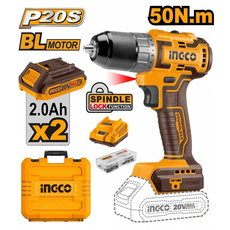 Masina de insurubat si gaurit BLmotor CDLI20508 20/2*2A INGCO