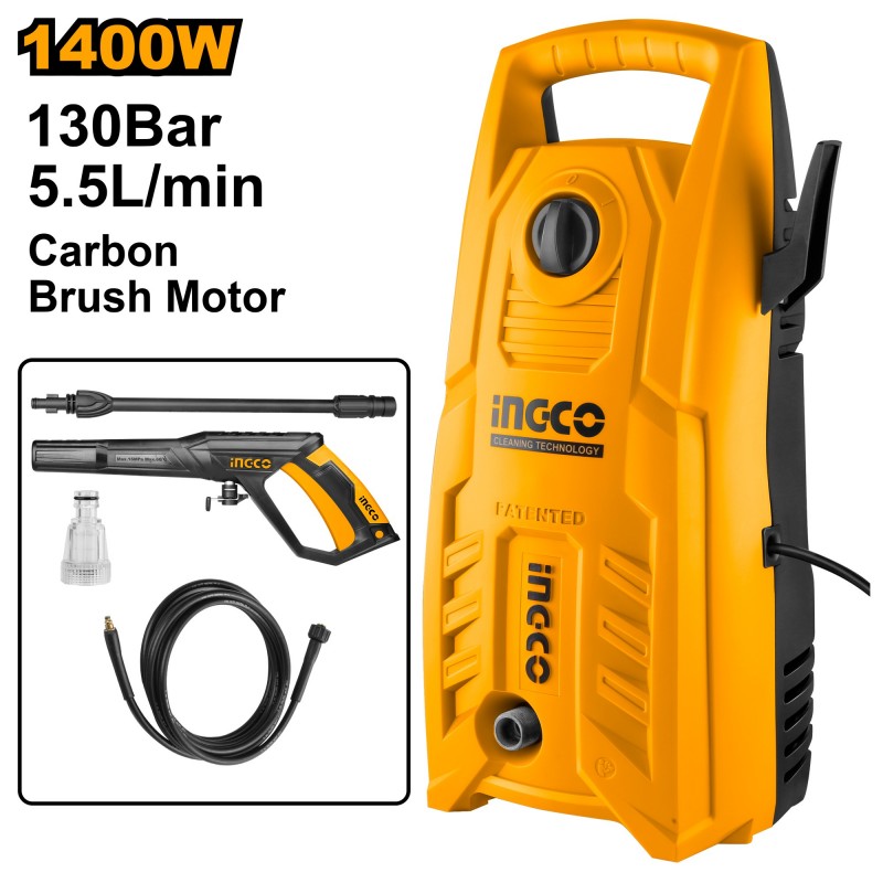Masina de spalat cu presiune INGCO 1400W HPWR14008