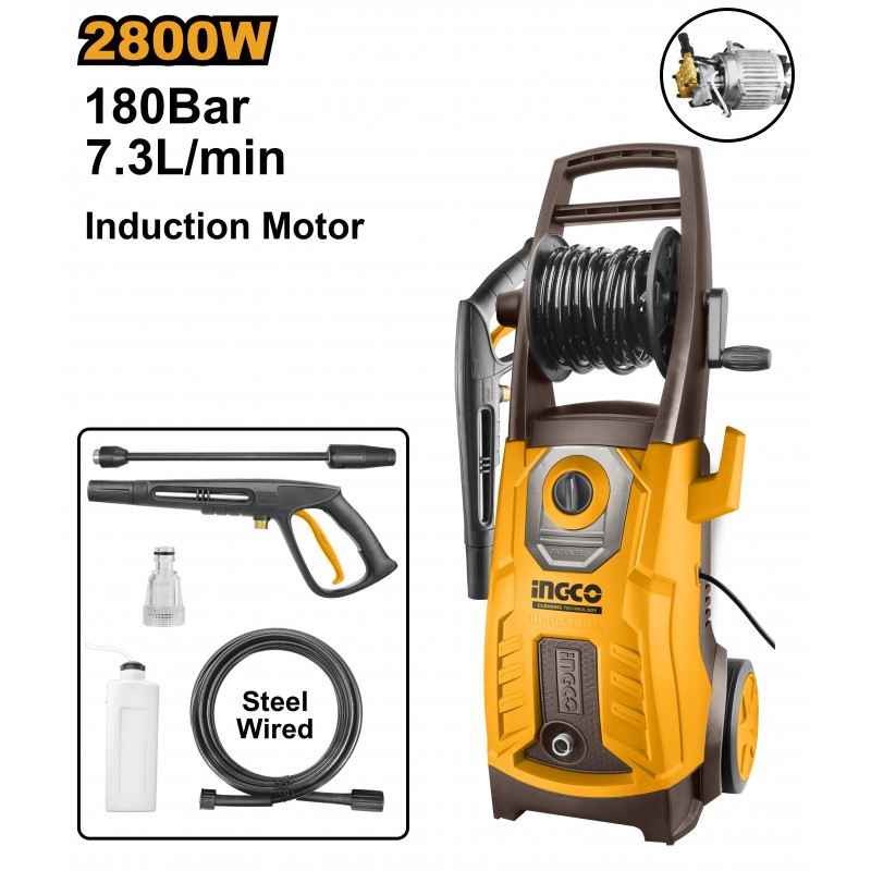 Masina de spălat cu presiune INGCO 2800W HPWR28008
