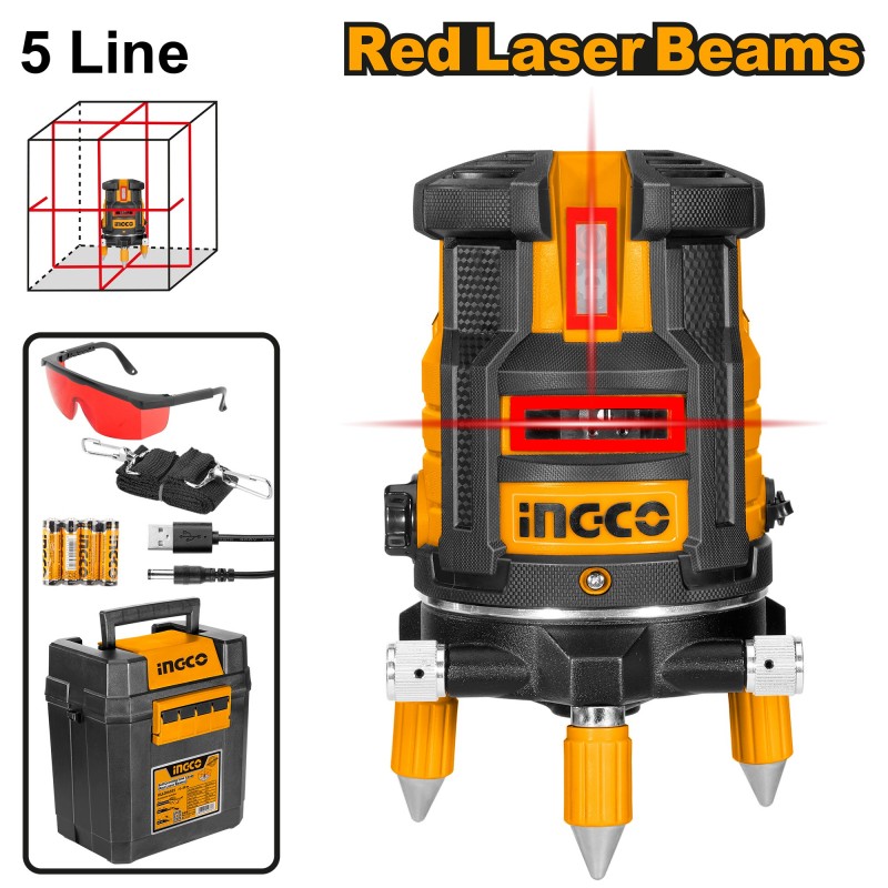 Nivela laser multi-linie 0-30m INGCO HLL306505