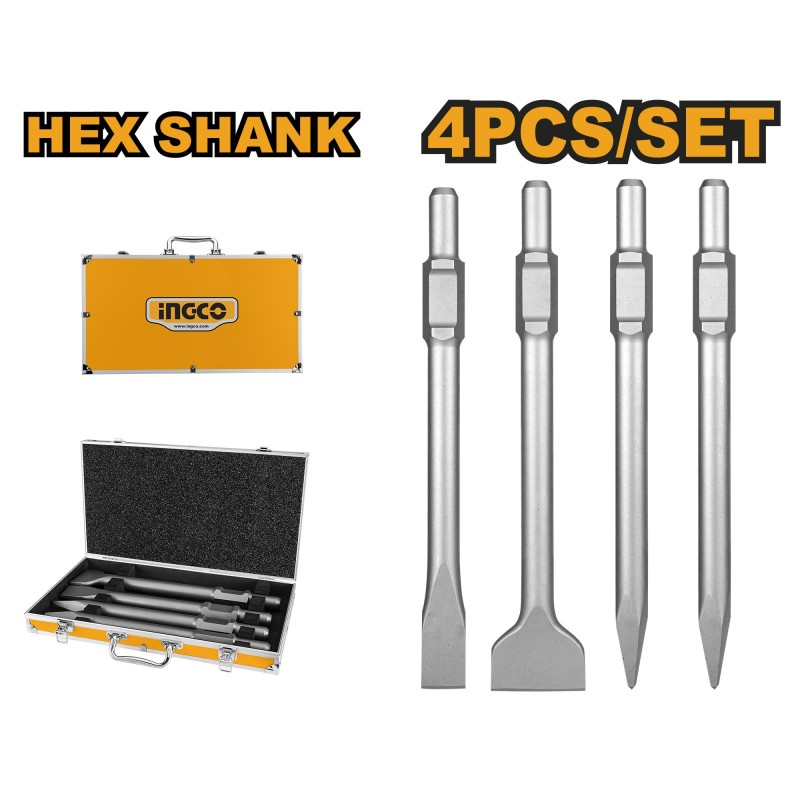 Set de dălți  SDS  INGCO DBC0304375