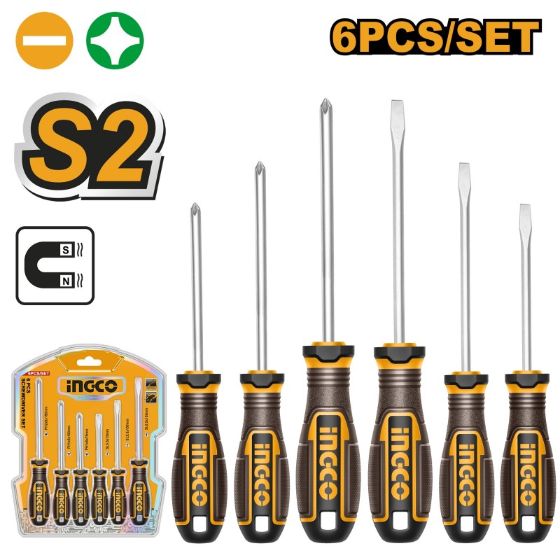 Set surubelnita 6 buc INGCO HKSDS0628